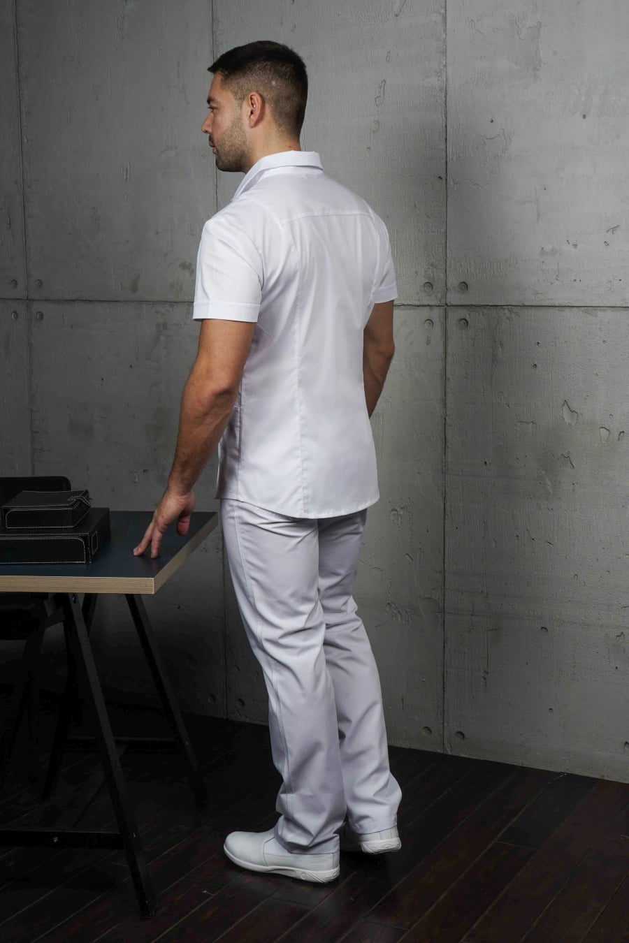 Блуза мужская «Терапи», белая, 46