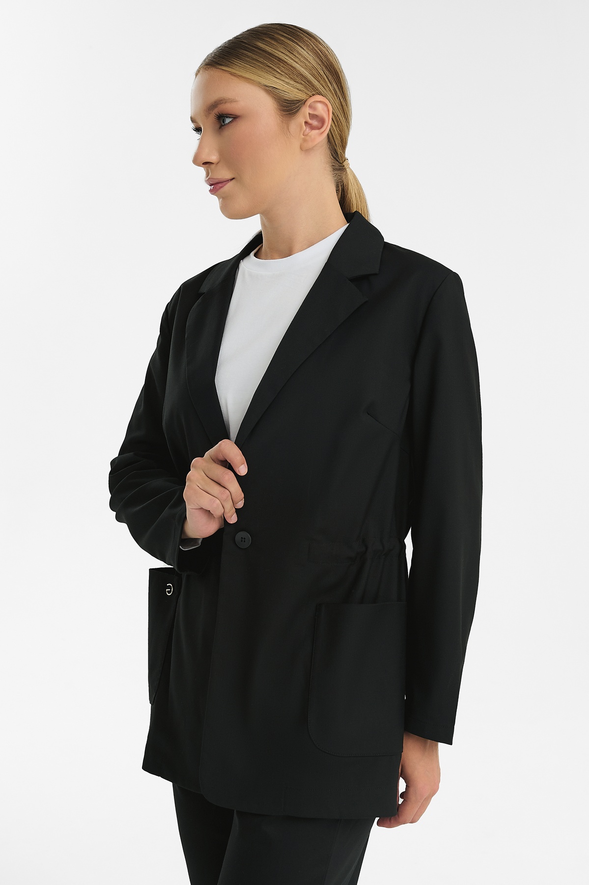 Пиджак женский Тезис TZ230, черный, 50