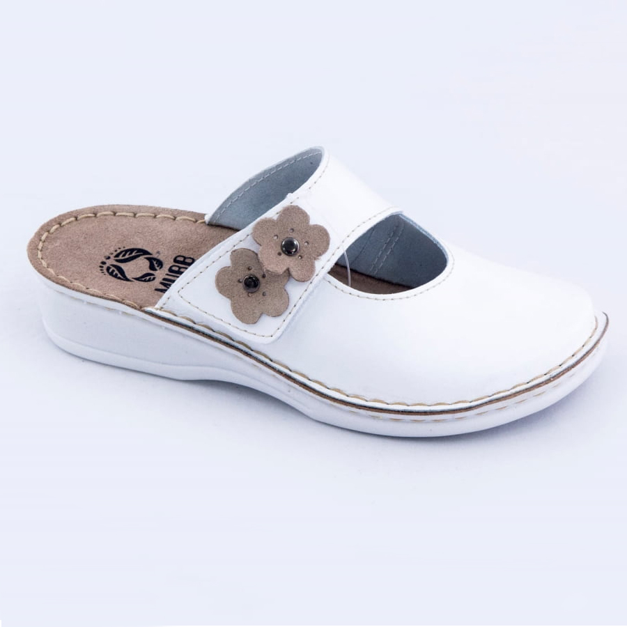 Сабо MUBB Comfort 160104, женские, белый, 37