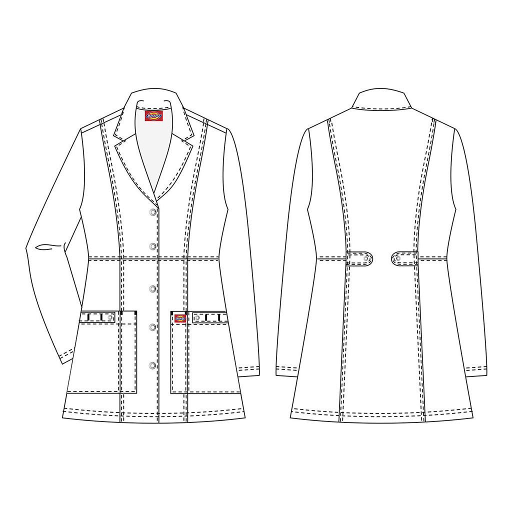 Пиджак женский Dickies 82400, белый, M