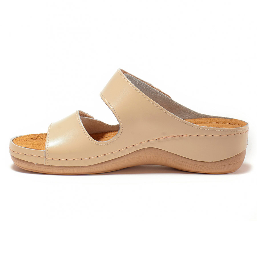 Тапочки-сабо Леон 904, женские, бежевые, 40