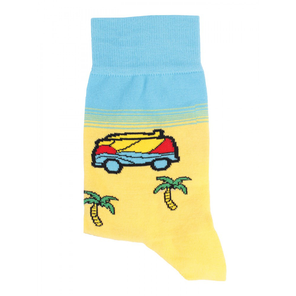 Носки мужские, "Серфинг", желтый, 41-45