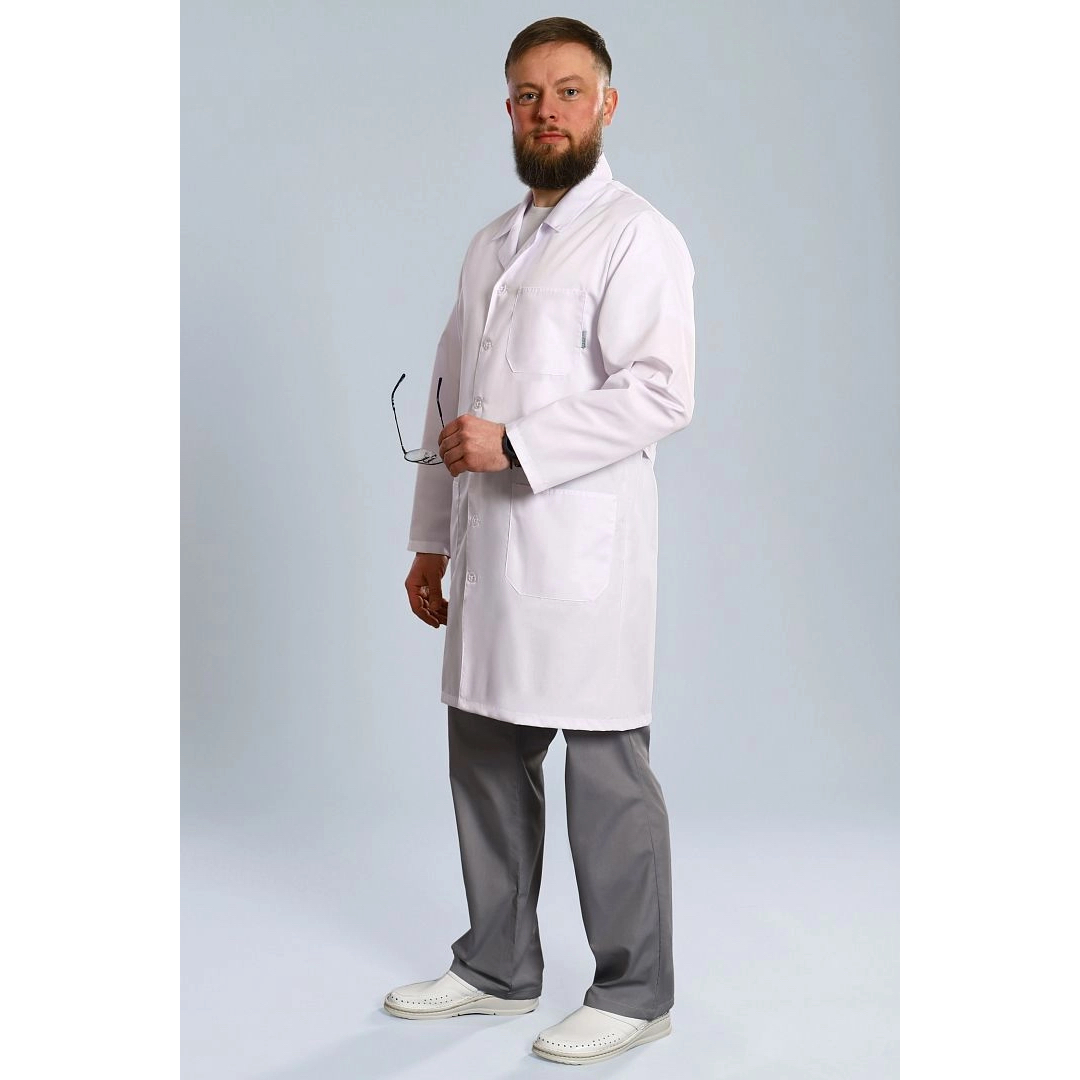 Халат мужской 501ТС, белый, 56