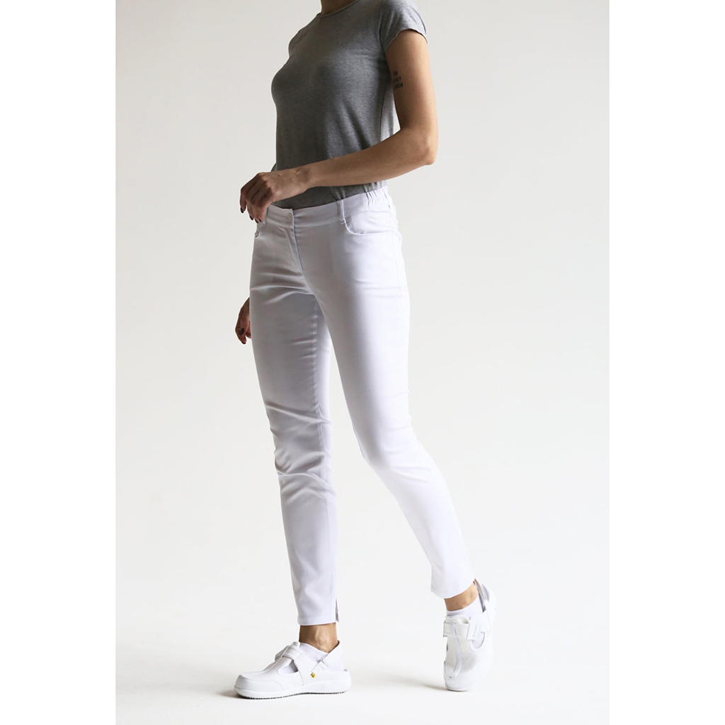Брюки женские «Слим», белые, 52