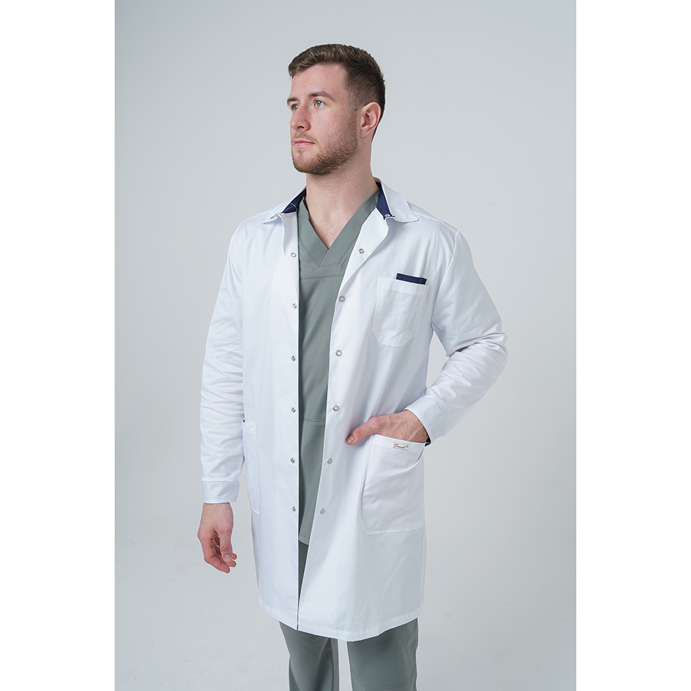 Халат мужской 236СД, белый, 56