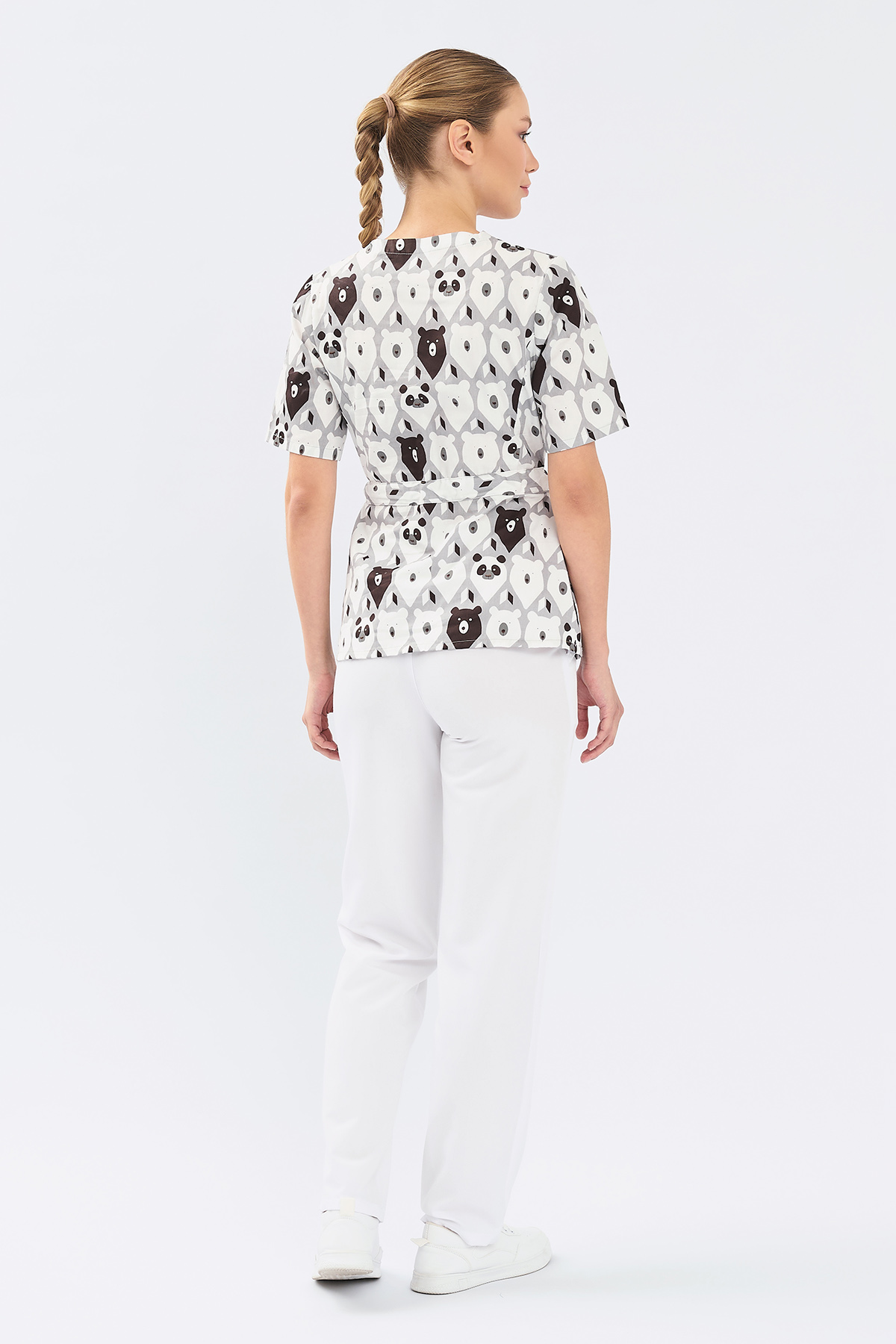 Туника женская Тезис TZ305, принт "Медведи", 52