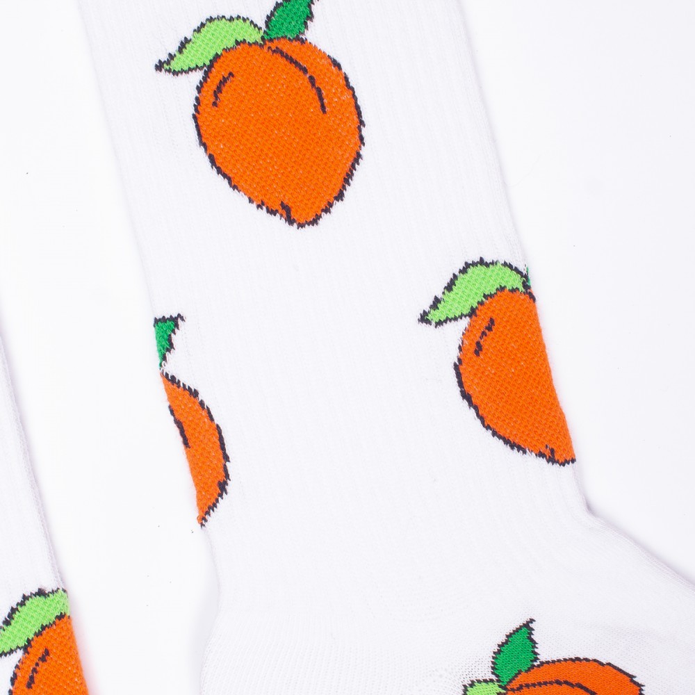 Носки мужские, "Персики", белый, 41-45