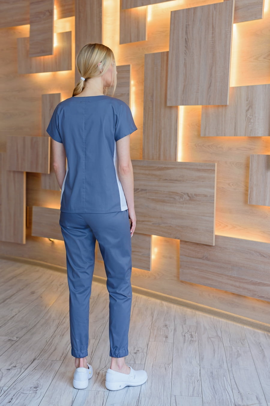 Блуза женская «Нюша», графит, 44