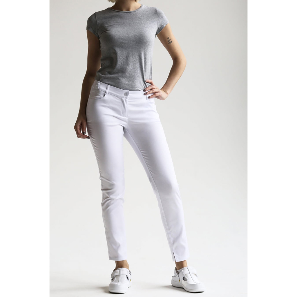 Брюки женские «Слим», белые, 52