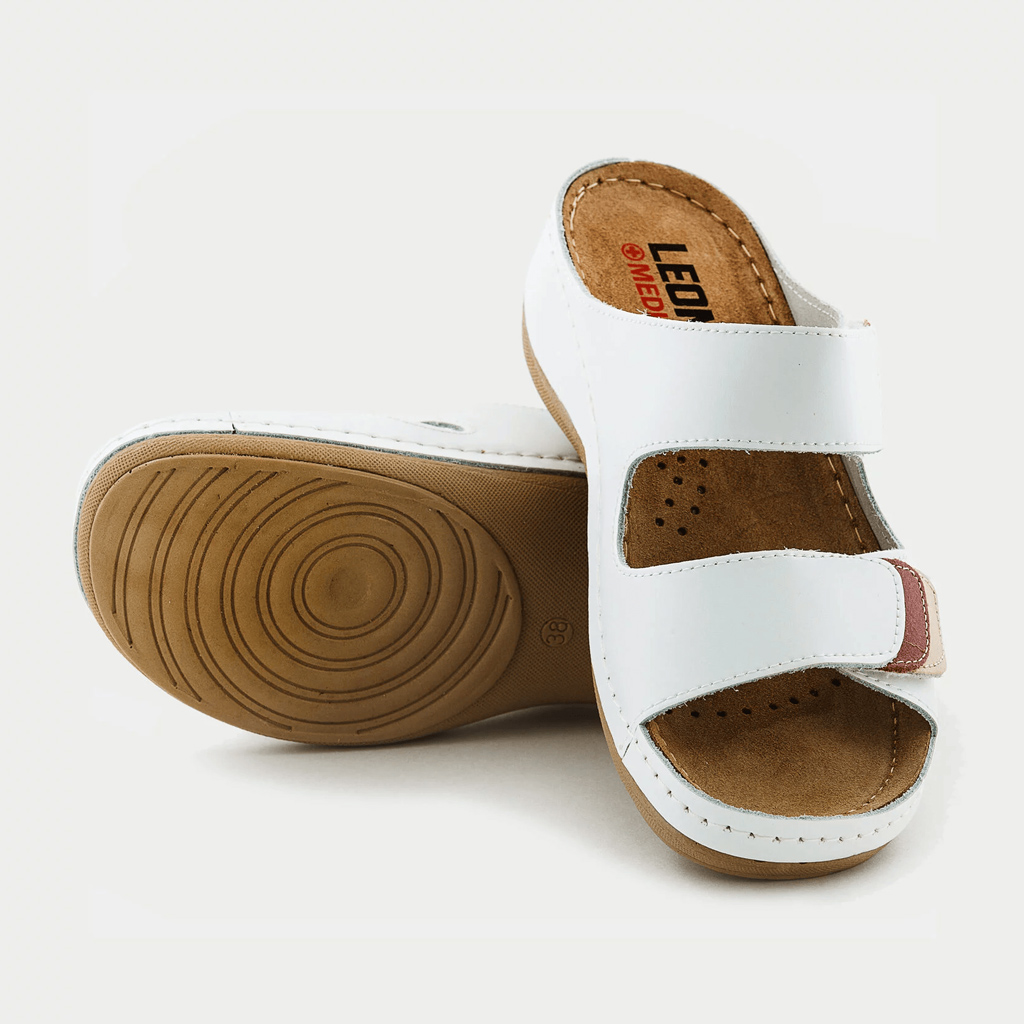 Сабо женские Леон MED904, белый, 36