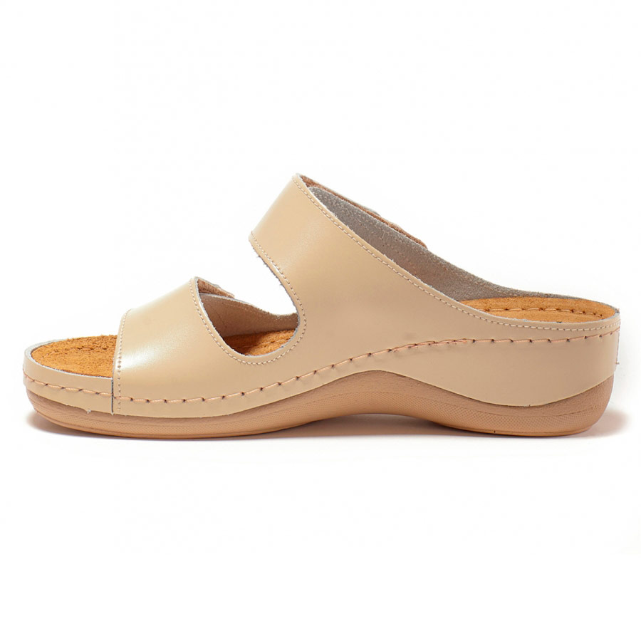 Тапочки-сабо Леон 904, женские, бежевые, 36