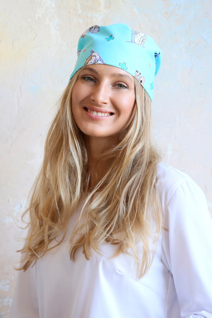 Колпак медицинский, бирюза