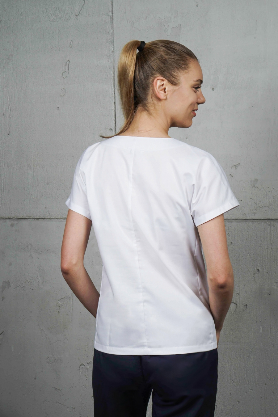 Блуза женская «Нюша», белый, 48