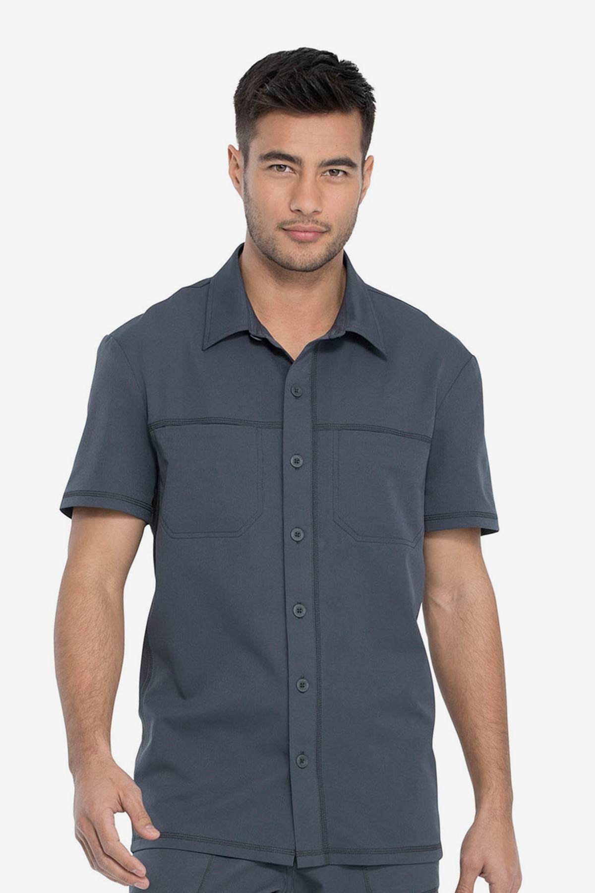 Топ медицинский мужской Dickies DK820, серый, S