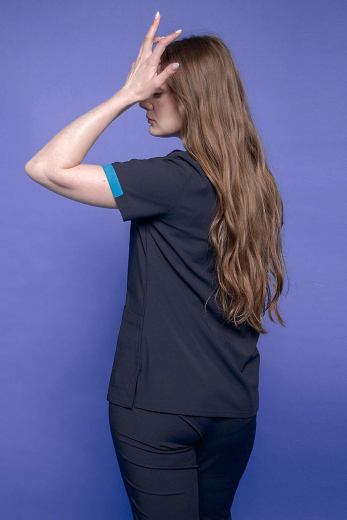 Туника медицинская женская Pulse 254 Alabama R148, нэви, XXL