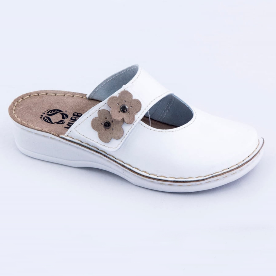 Сабо MUBB Comfort 160104, женские, белый, 36