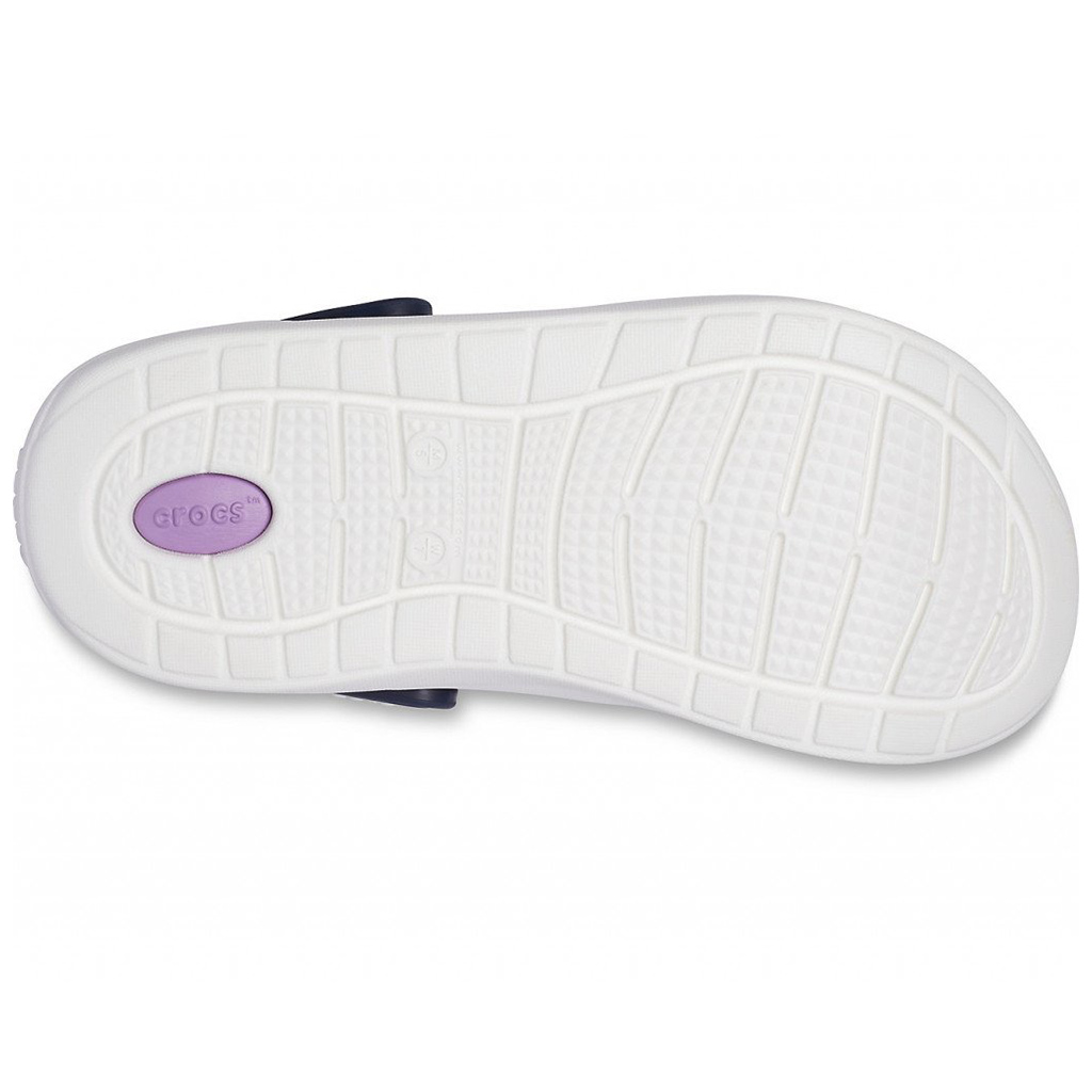 Сабо унисекс Crocs LiteRide Clog, темно-синий/сиреневый, 38-39