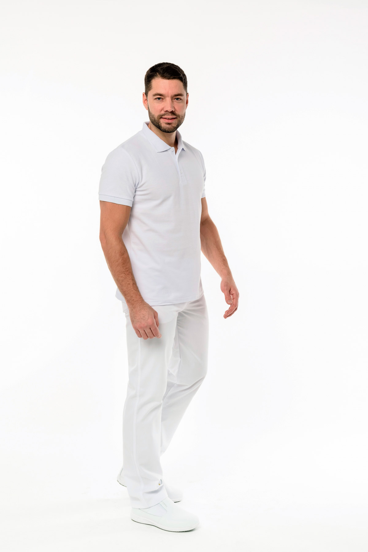 Поло мужское, белая, 52