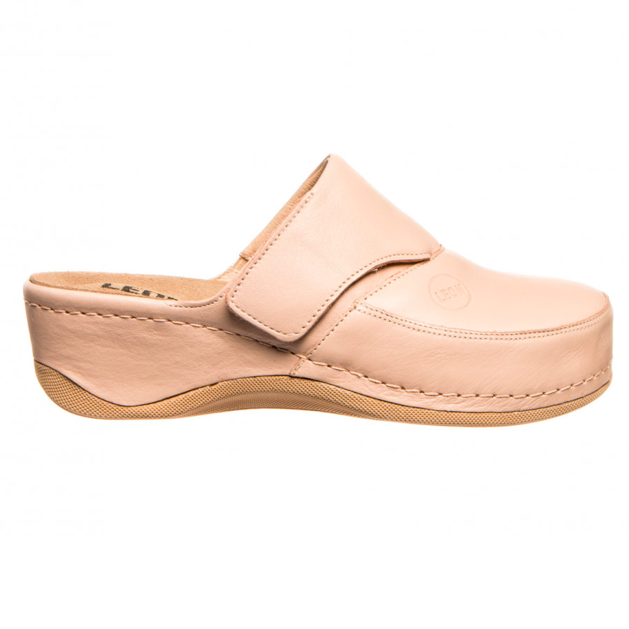 Тапочки-сабо Леон 2019, женские, пудровые, 36