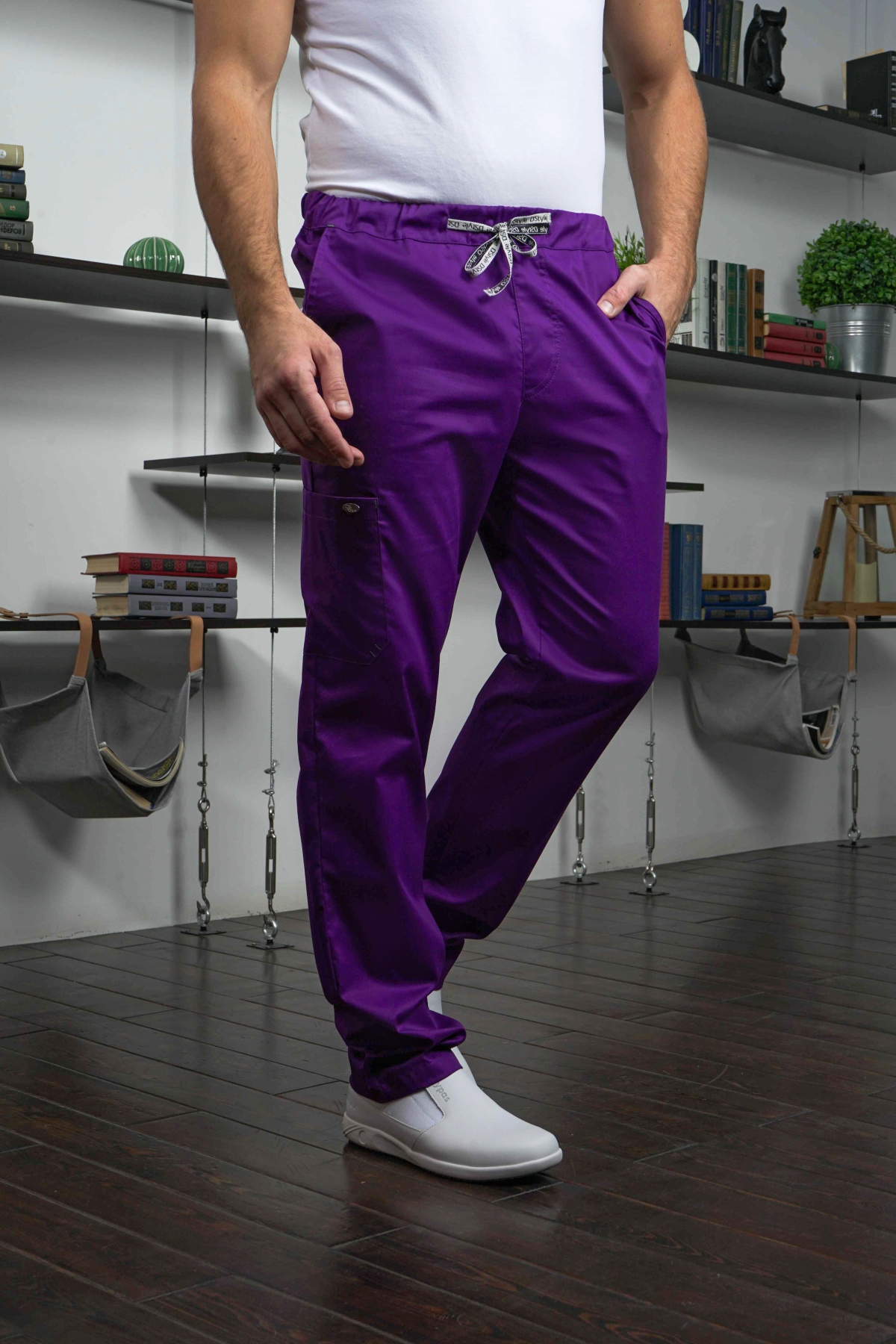 Брюки мужские «Софт», фиолетовый, 44