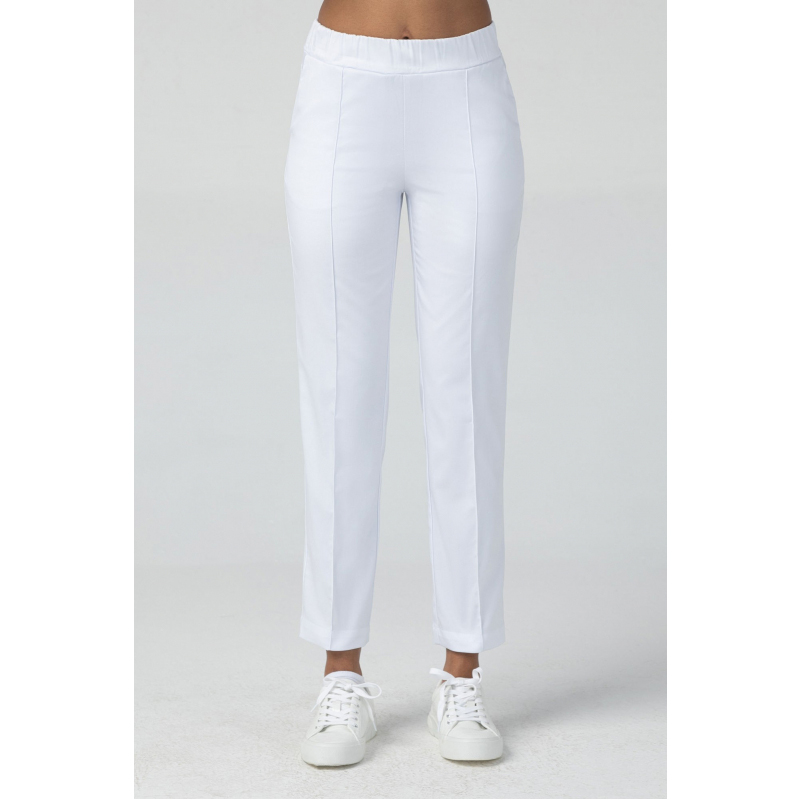 Брюки женские Dr. Nice «ШОВ», белый, 54