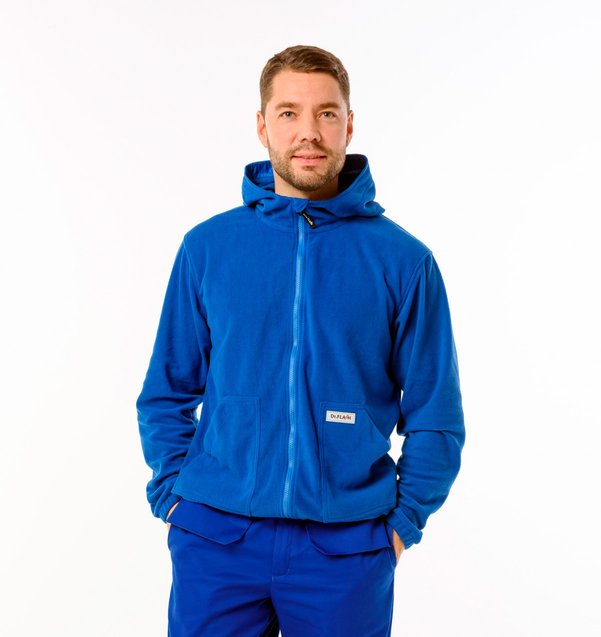 Толстовка мужская «Скорая Помощь», василек, 60-62