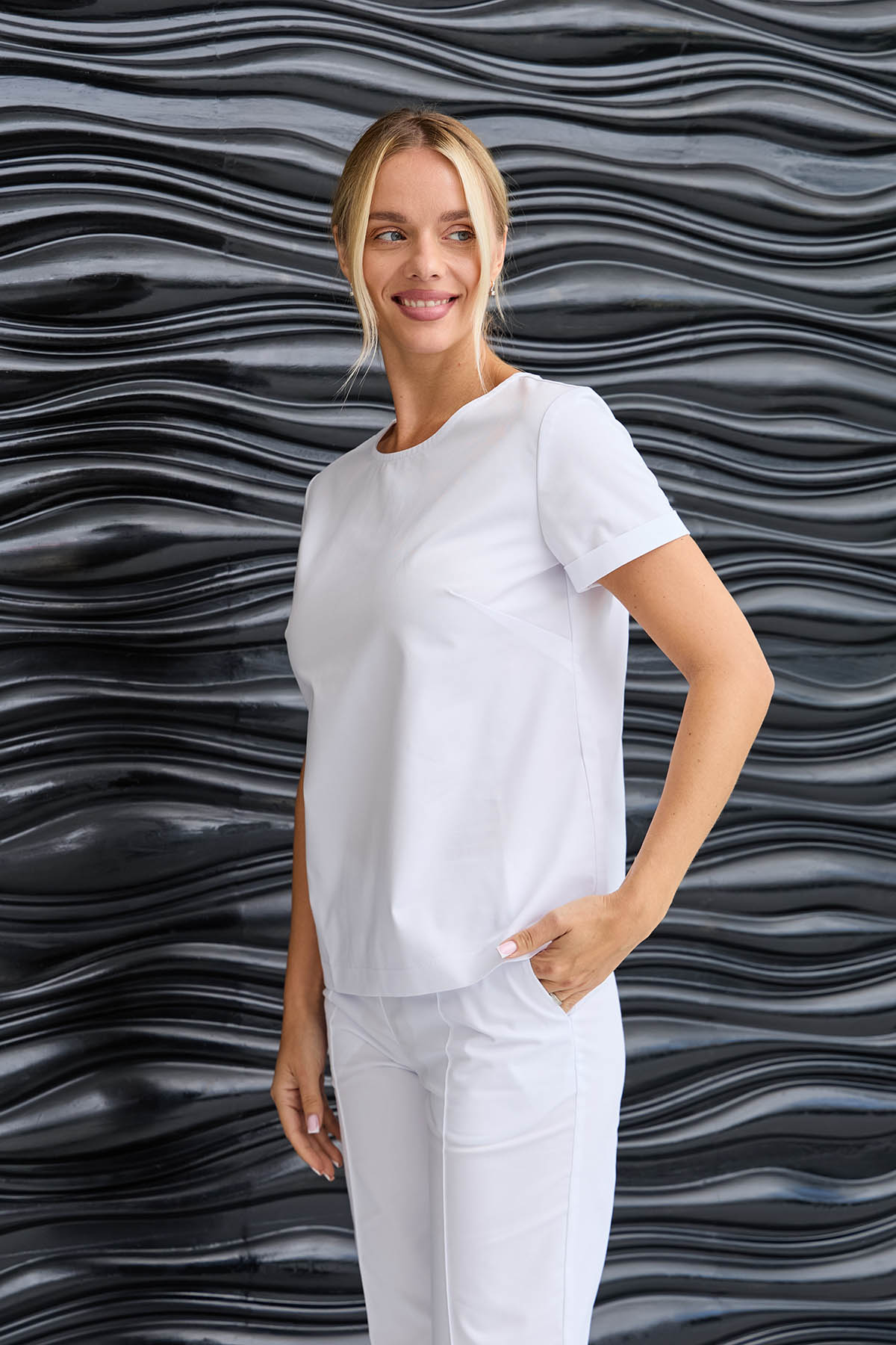 Топ женский Dr. Nice, DRN450, белый, 52