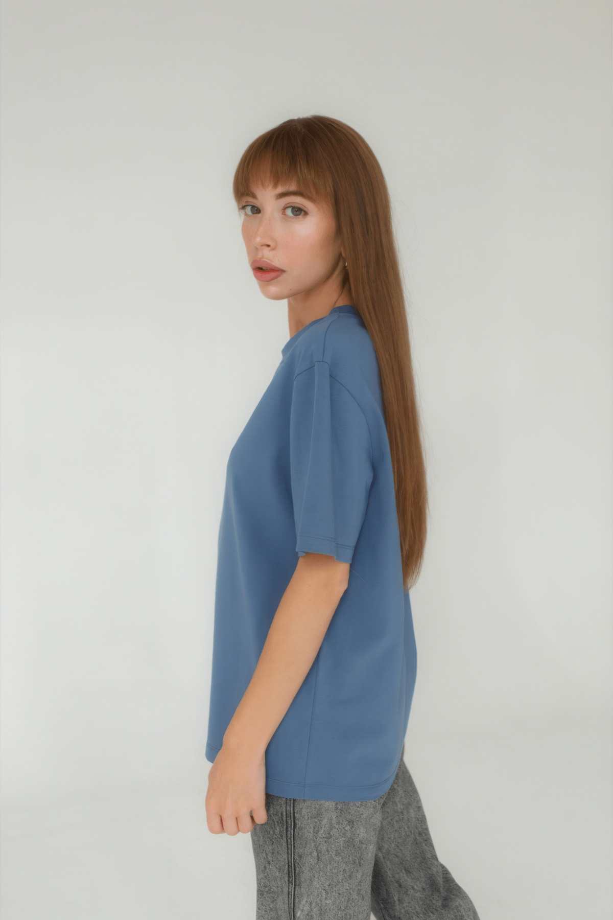 Футболка женская Тезис, синий, 48-50