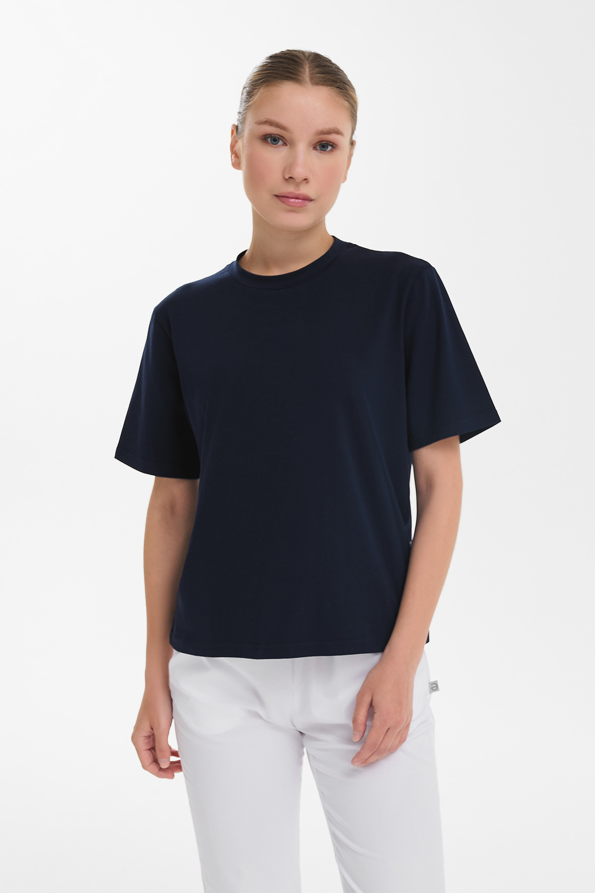 Футболка женская Тезис TZ111, темно-синий, 44-46