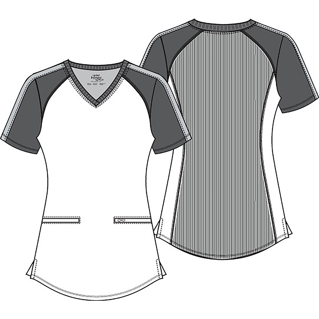 Топ женский Cherokee CK702, сердечки, S