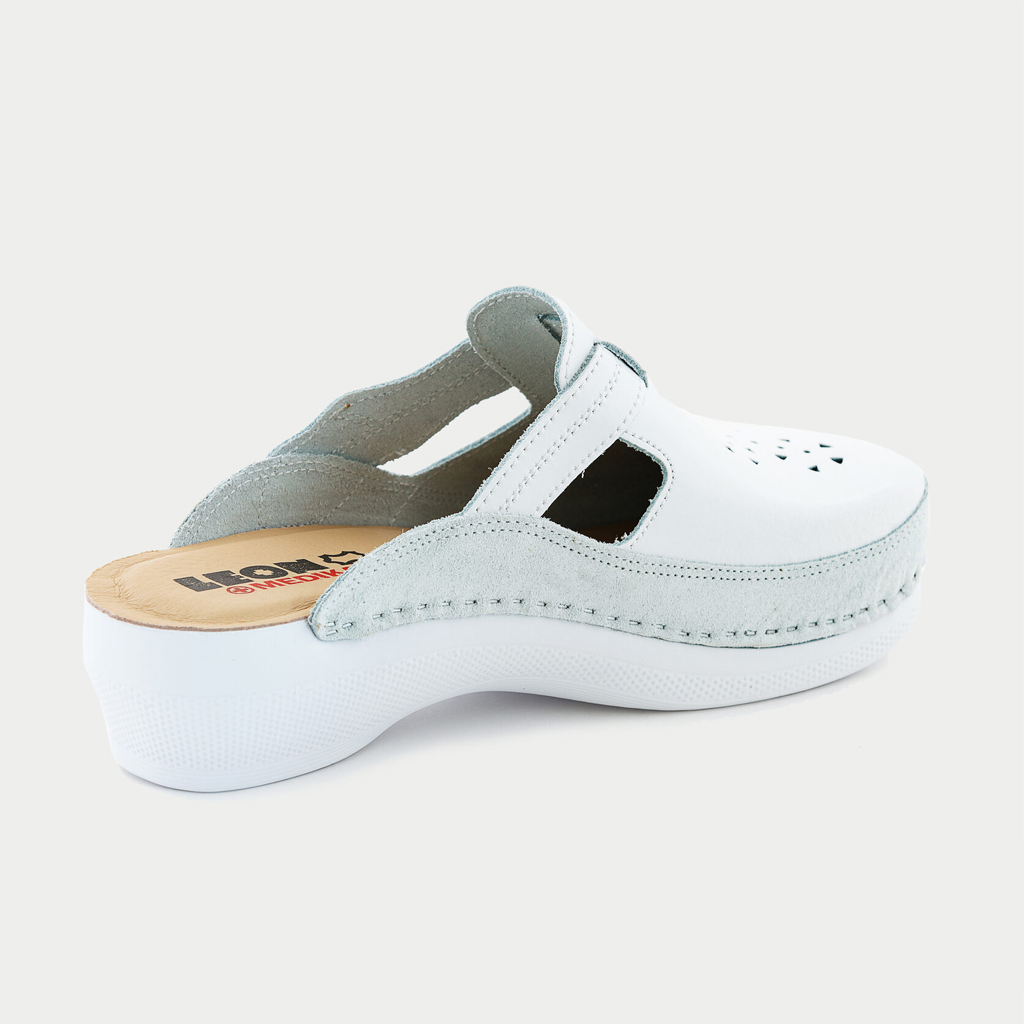 Сабо женские Леон MED156, белый, 37