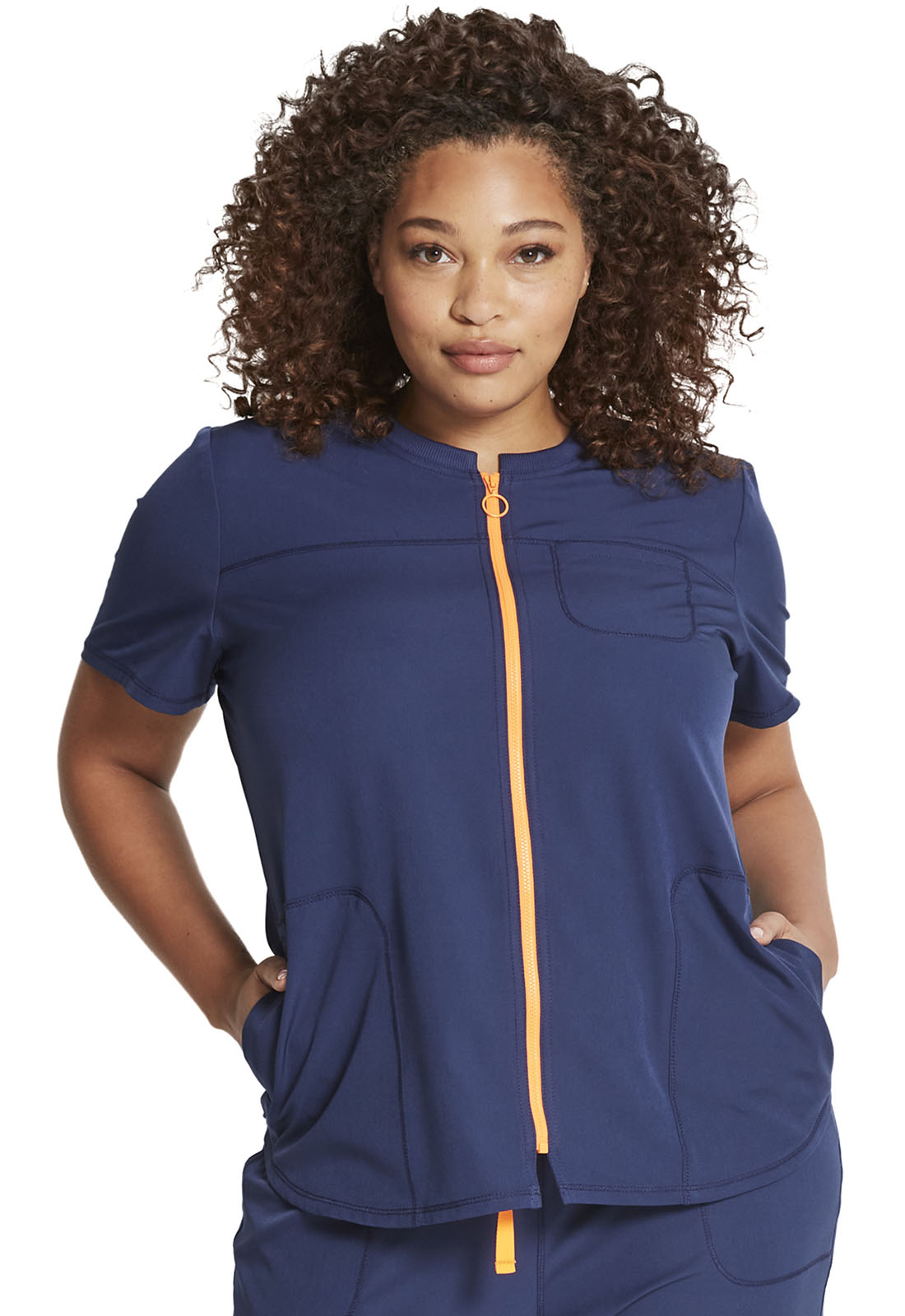 Топ медицинский женский Dickies DK777, синий, 2XL