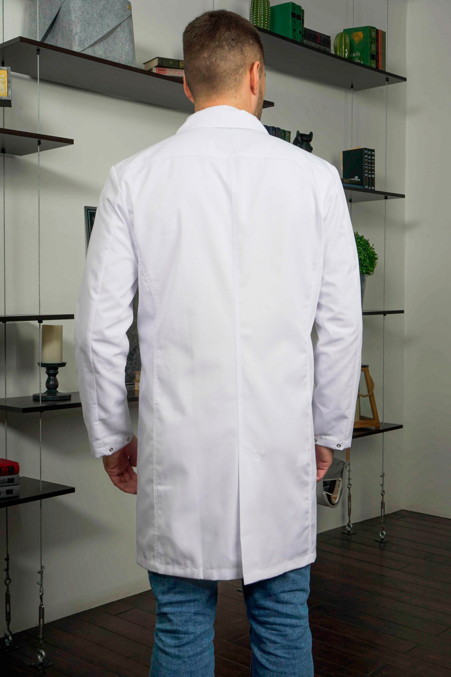 Халат мужской «ВИП», белый, 50