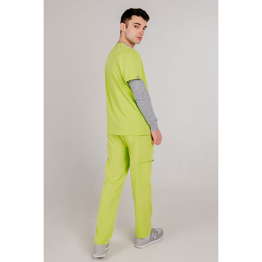 Топ медицинский мужской Steward, салатовый, S