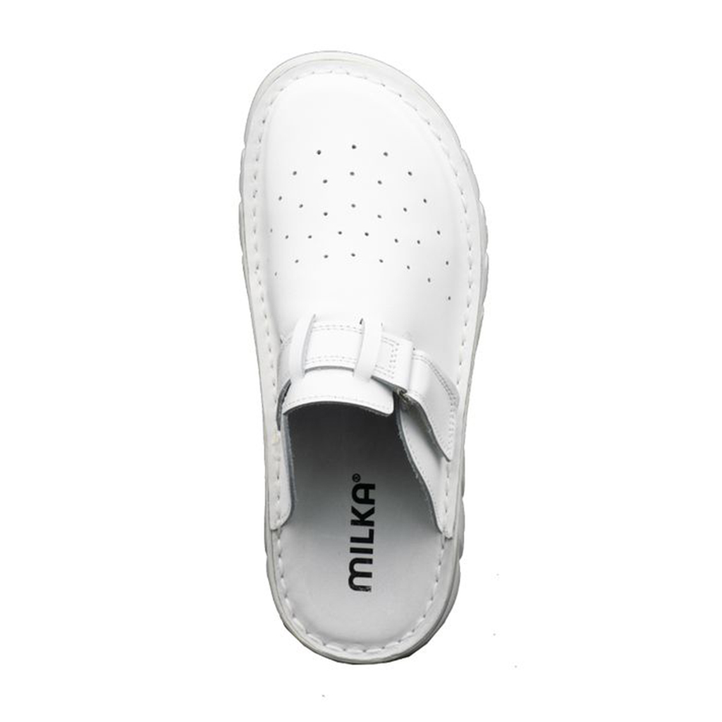 Тапочки-сабо «Duki», женские, белые,  40