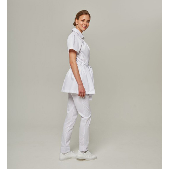 Туника женская Dr. Nice на пуговицах, белый, 44