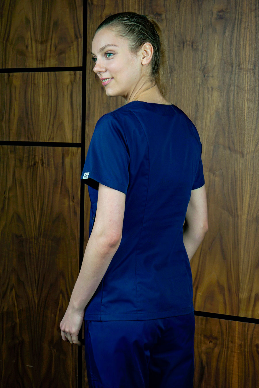 Блуза женская «Лапки», с трикотажной вставкой, 52