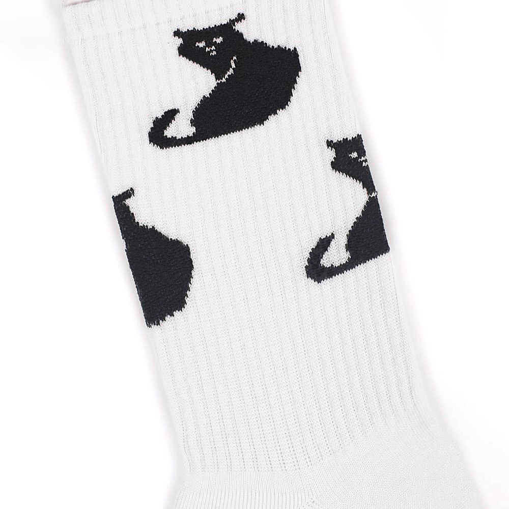 Носки мужские, "Черные кошки", белый, 41-45