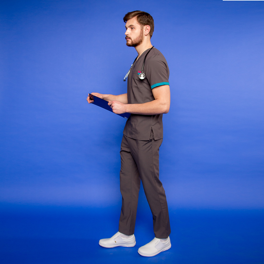 Брюки мужские, R193 асфальтово-серый, S