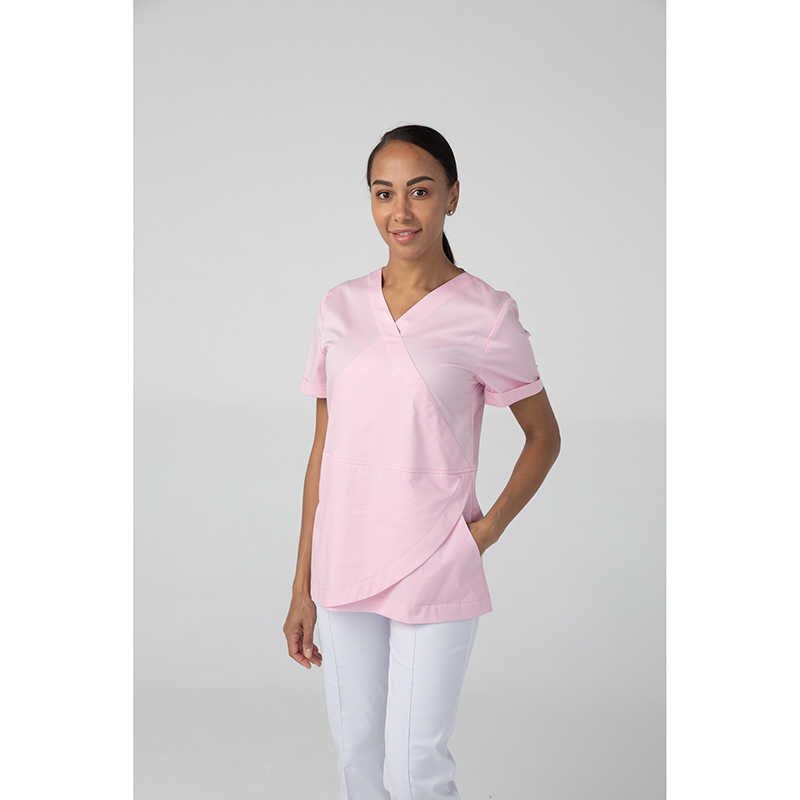 Туника женская Dr. Nice, короткий рукав, розовый, 48