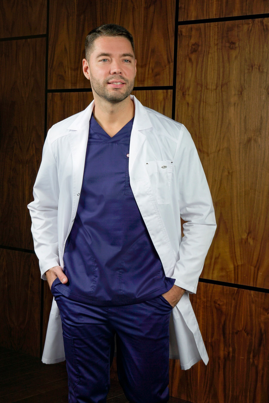 Халат мужской «Практик», белый, 56