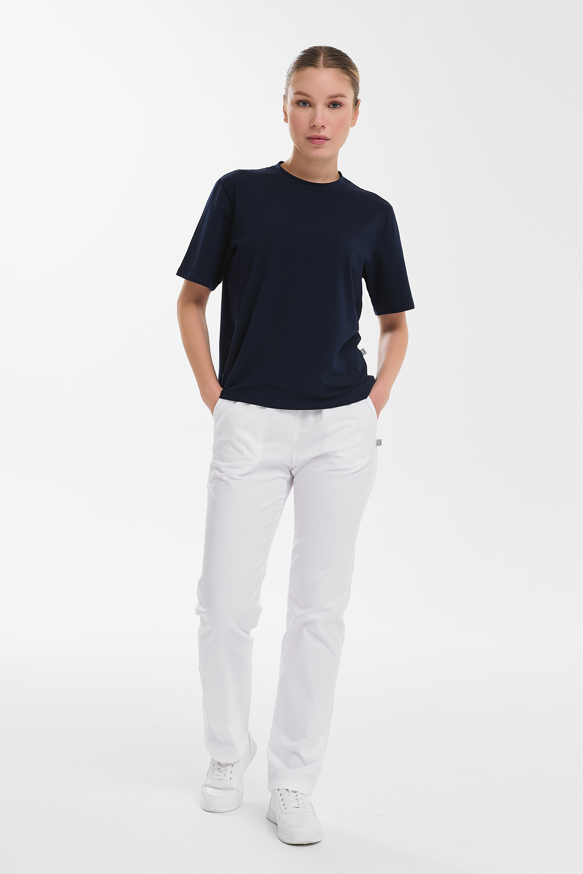 Футболка женская Тезис TZ111, темно-синий, 44-46