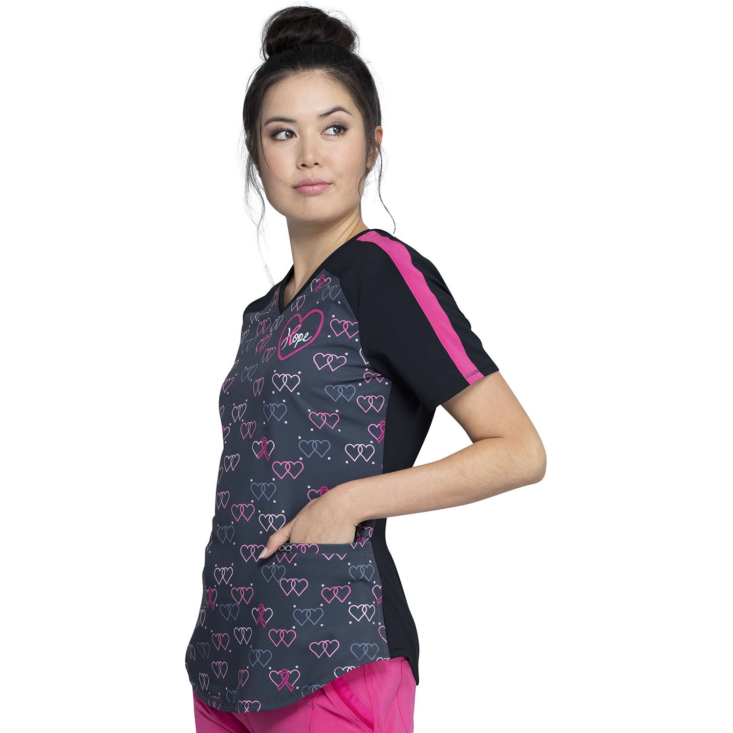 Топ женский Cherokee CK702, сердечки, S