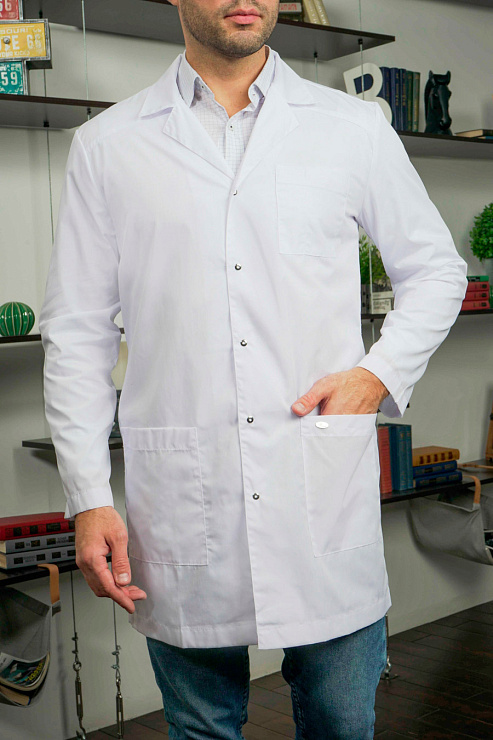 Халат мужской «Ромео», белый, 48-50