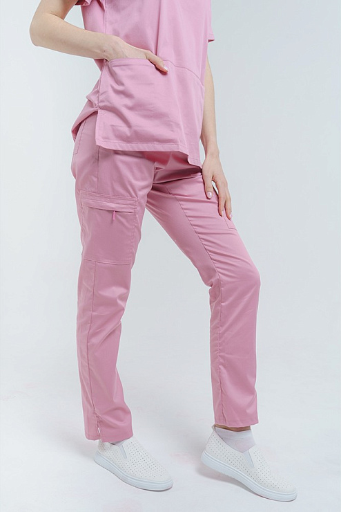 Брюки женские Тезис TZ210, розовый, 52