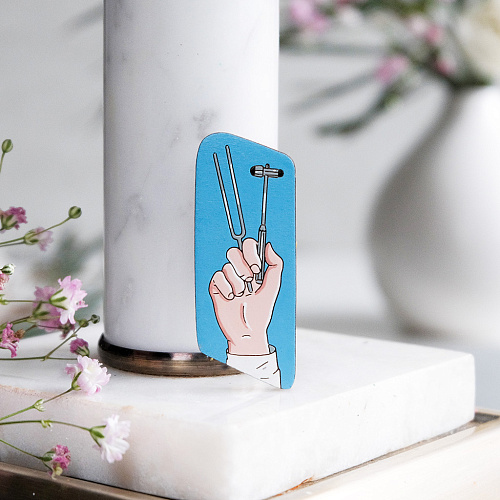 Значок "Инструменты невролога", голубой