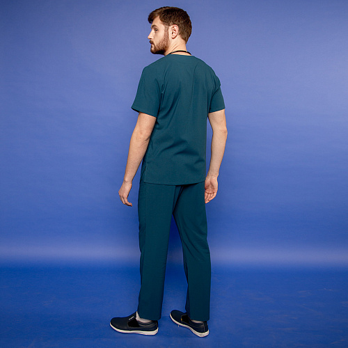 Брюки мужские, R176 сине-зелёный, XL