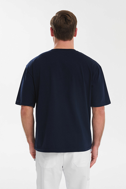 Футболка мужская Тезис TZ510, темно-синий, 50-52