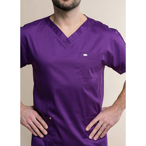 Блуза мужская «Крош», фиолетовый, 52