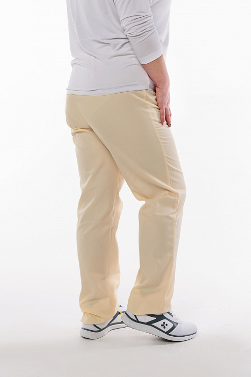 Брюки женские «Комфорт», крем, 46